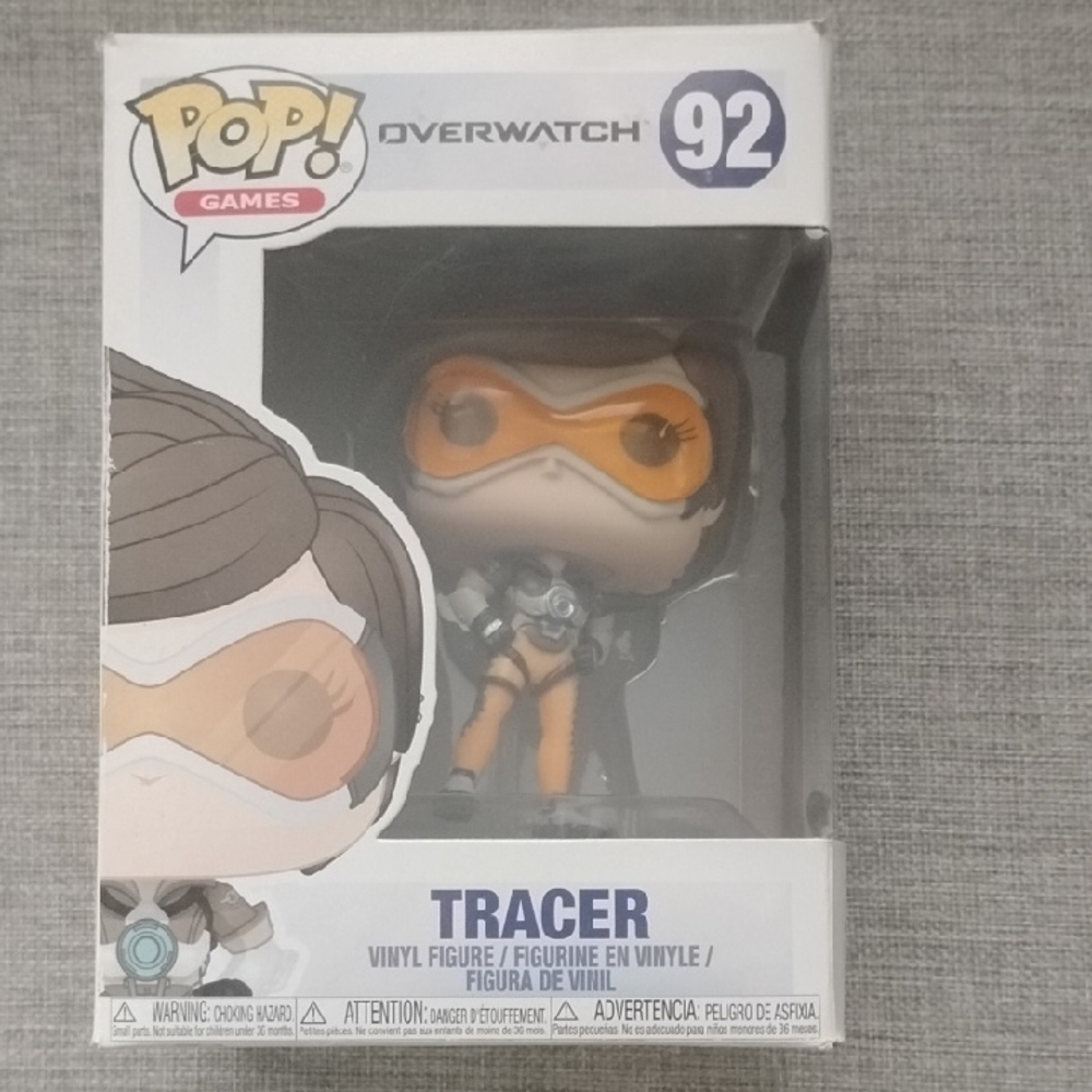 Funko Pop! Games Overwatch Tracer Figure - Orange and Brown